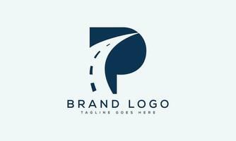brief p logo ontwerp vector sjabloon ontwerp voor merk.