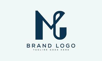 brief mc logo ontwerp vector sjabloon ontwerp voor merk.