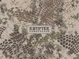 kryptek camouflage patroon vector