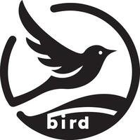 vogel logo vector kunst illustratie zwart kleur, vogel icoon vector silhouet 7
