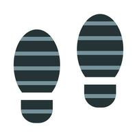 voetafdruk vector vlak icoon voor persoonlijk en reclame gebruiken.