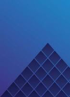 een blauw en Purper abstract achtergrond met een piramide vorm behang ontwerp vector