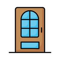 mooi ontworpen icoon van huis Ingang deur, modieus stijl icoon vector