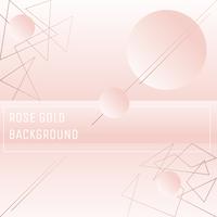 Moderne rose gouden achtergrond vector