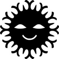 zon - minimalistische en vlak logo - vector illustratie