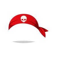 piraat bandana vector geïsoleerd Aan wit achtergrond