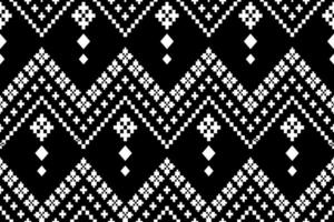 natuur jaargangen kruis steek traditioneel etnisch patroon paisley bloem ikat achtergrond abstract aztec Afrikaanse Indonesisch Indisch naadloos patroon voor kleding stof afdrukken kleding jurk tapijt gordijnen en sarong vector