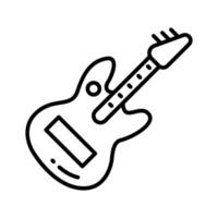 een draad musical instrument vector ontwerp, premie icoon van gitaar in modern stijl
