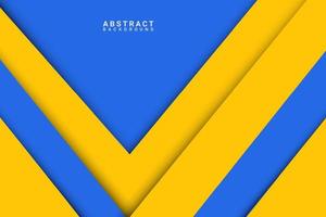 abstracte achtergrond blauwe en gele overlappende laag vector