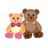 illustratie van teddy bears vector