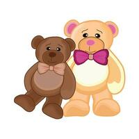 illustratie van teddy bears vector