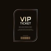 luxe vip-labels en gouden badge-objecten vector