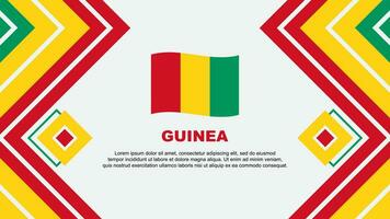 Guinea vlag abstract achtergrond ontwerp sjabloon. Guinea onafhankelijkheid dag banier behang vector illustratie. Guinea ontwerp