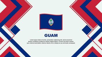 guam vlag abstract achtergrond ontwerp sjabloon. guam onafhankelijkheid dag banier behang vector illustratie. guam banier