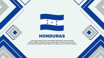 Honduras vlag abstract achtergrond ontwerp sjabloon. Honduras onafhankelijkheid dag banier behang vector illustratie. achtergrond