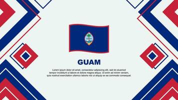 guam vlag abstract achtergrond ontwerp sjabloon. guam onafhankelijkheid dag banier behang vector illustratie. guam achtergrond