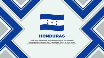 Honduras vlag abstract achtergrond ontwerp sjabloon. Honduras onafhankelijkheid dag banier behang vector illustratie. vector