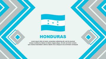 Honduras vlag abstract achtergrond ontwerp sjabloon. Honduras onafhankelijkheid dag banier behang vector illustratie. Honduras ontwerp