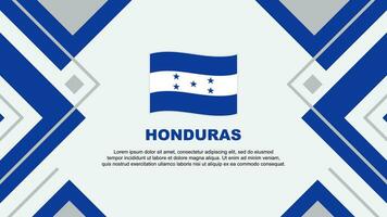 Honduras vlag abstract achtergrond ontwerp sjabloon. Honduras onafhankelijkheid dag banier behang vector illustratie. illustratie
