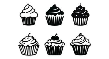 muffin wonderland clip art serie vector