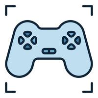 videogame controleur vector computer gamepad gekleurde icoon of logo element