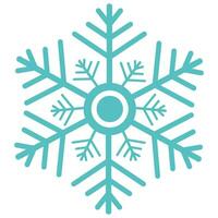 sneeuwvlok icoon in vlak ontwerp stijl geïsoleerd Aan wit achtergrond. vector