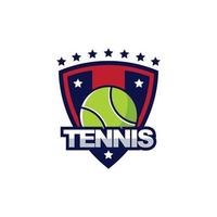 tennislogo sportbadge Amerikaans logo sport vector