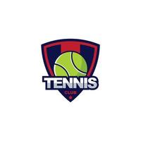 tennislogo sportbadge Amerikaans logo sport vector