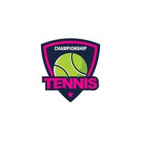 tennislogo sportbadge Amerikaans logo sport vector