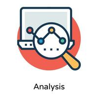 modieus markt analyse vector