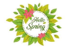 lente seizoen achtergrond, hallo lente, lente verkoop achtergrond, lente banner achtergrond vector