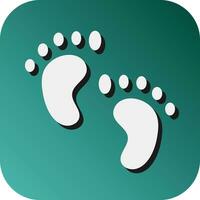 baby voeten vector glyph helling achtergrond icoon voor persoonlijk en reclame gebruiken.