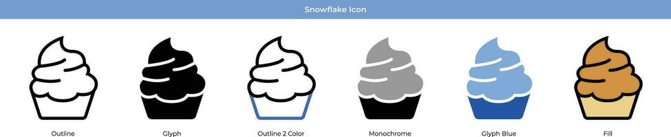 koekje icoon reeks vector