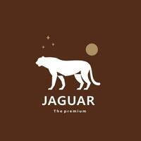 dier jaguar natuurlijk logo vector icoon silhouet retro hipster