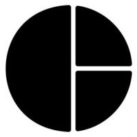cirkeldiagram glyph-pictogram vector