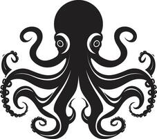koppotigen charisma logo vector icoon aquatisch versieringen Octopus embleem ontwerp