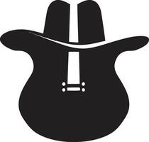 harmonisch erfgoed gitaar logo vector ritmisch resonantie emblematisch gitaar icoon