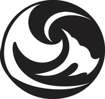 minimalistische beweging logo ontwerp vector vloeistof taal water Golf embleem ontwerp