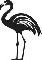 blozen schoonheid flamingo iconisch logo vector fuchsia flair flamingo logo vector symbool