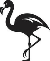 rooskleurig pracht flamingo logo vector symbool roze paradijs flamingo embleem ontwerp icoon