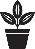 weelderig leven iconisch fabriek vector botanisch schoonheid fabriek logo ontwerp