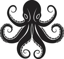 marinier mozaïek- Octopus logo ontwerp voelhoorn schatten emblematisch icoon vector