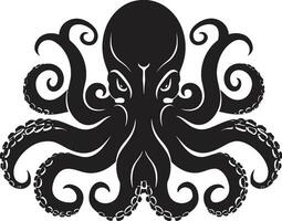 sereen afzuiging logo vector icoon voelhoorn verhalen Octopus embleem ontwerp