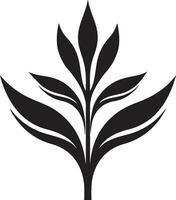 eco betovering fabriek embleem ontwerp botanisch schittering iconisch fabriek vector