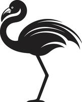 levendig veren flamingo embleem ontwerp flamingo fantasie logo ontwerp vector grafisch