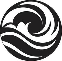 minimalistische beweging logo ontwerp vector vloeistof taal water Golf embleem ontwerp