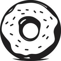 banketbakkerij charisma iconisch donut vector geglazuurd goedheid donut logo ontwerp