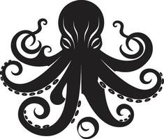 geïnkt impressies Octopus icoon vector marinier mozaïek- Octopus logo ontwerp