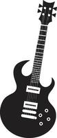 toets floreren gitaar embleem ontwerp icoon akoestisch hymne gitaar logo vector symbool
