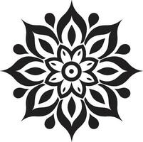 etherisch elegantie mandala vector embleem rustig tondo iconisch mandala logo